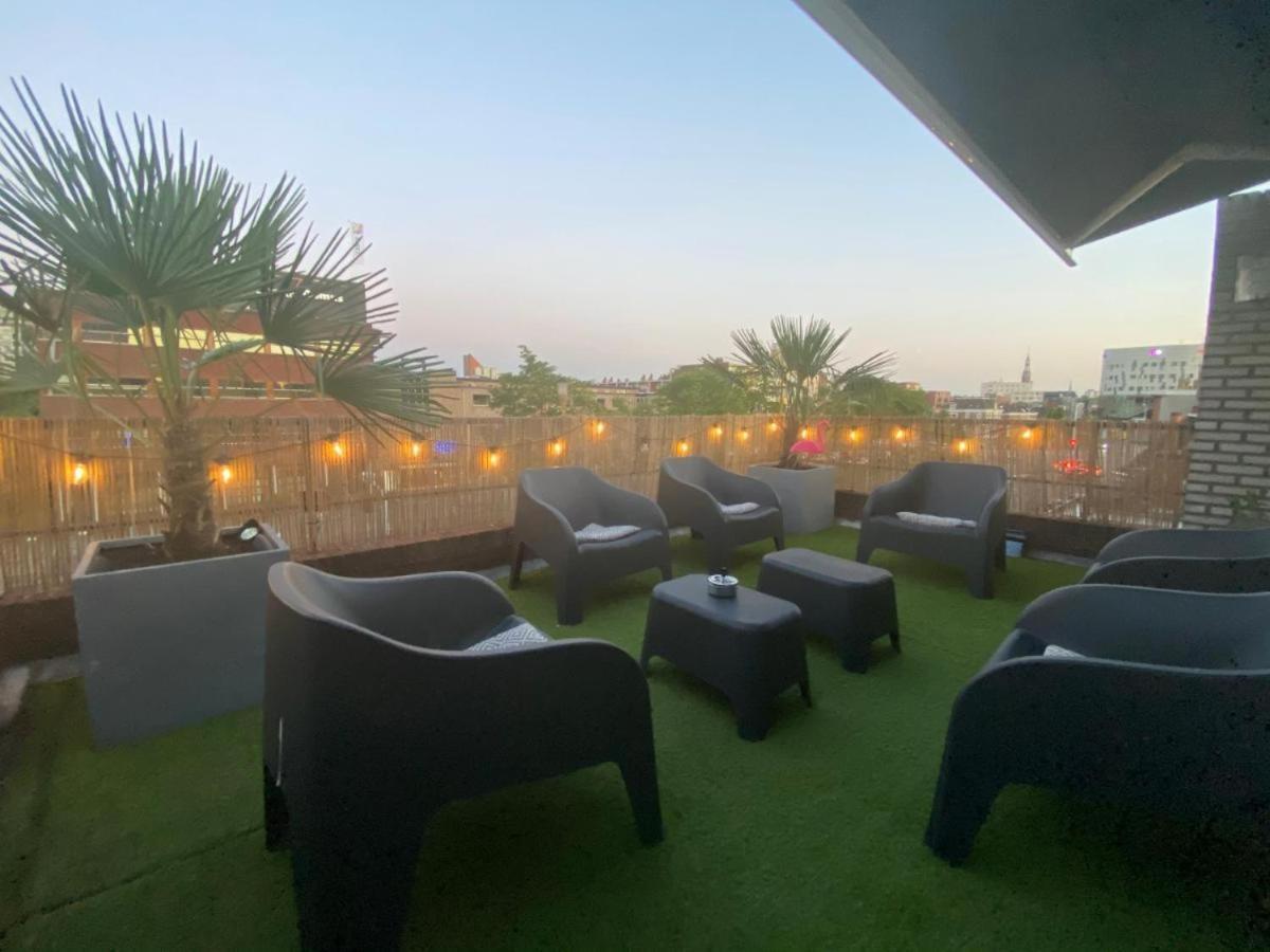 The Jungle - Duo Studio With Kingsize Terrace Groningen Bagian luar foto